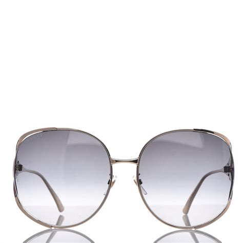 gucci round glasses|gucci oversized round sunglasses.